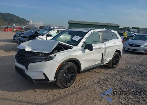 2025 Honda Cr-V Hybrid Sport-L из США, поврежденный, VIN 7FARS6H82SE011282